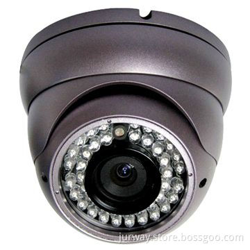 Vandalproof Dome Camera, 600TVL Resolution 30m IR Distance and 1/3" CCD with OSD Menu